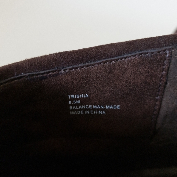 3 for $30! SALE Steve Madden Trishia Brown Suede Ankle Booties - Picture 8 of 10